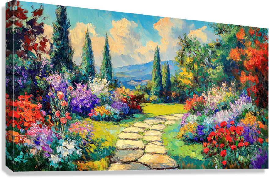 Garden Impression Canvas Print