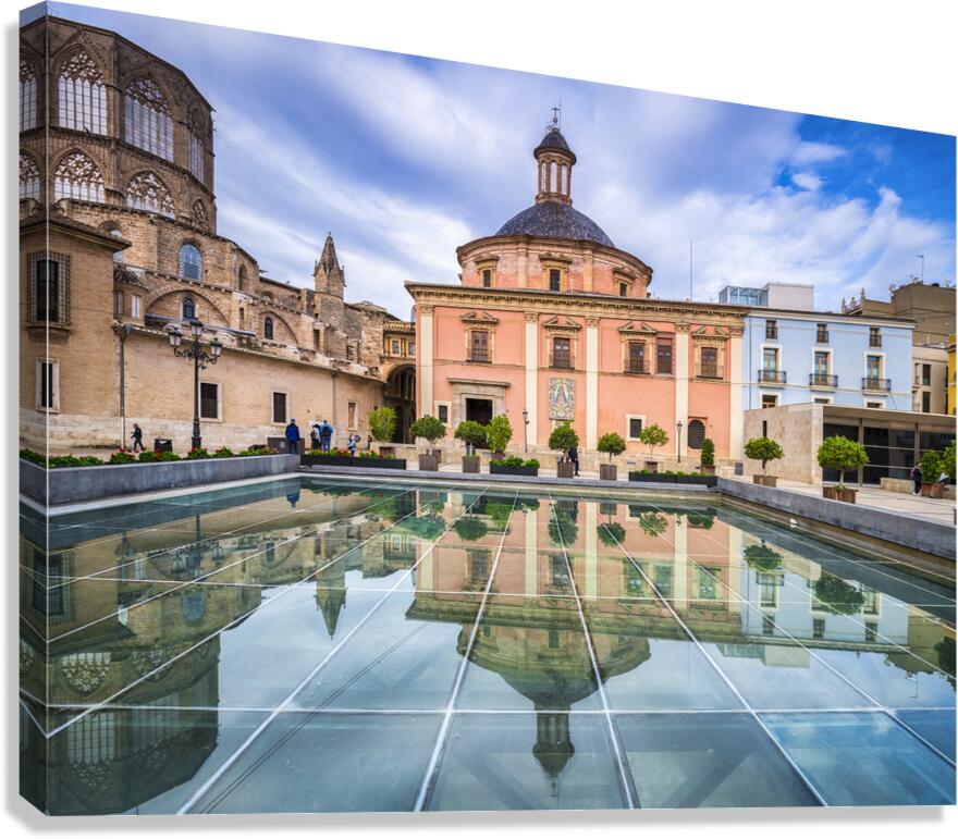 Basilica de la Virgen de los Desamparados Valencia Canvas Print