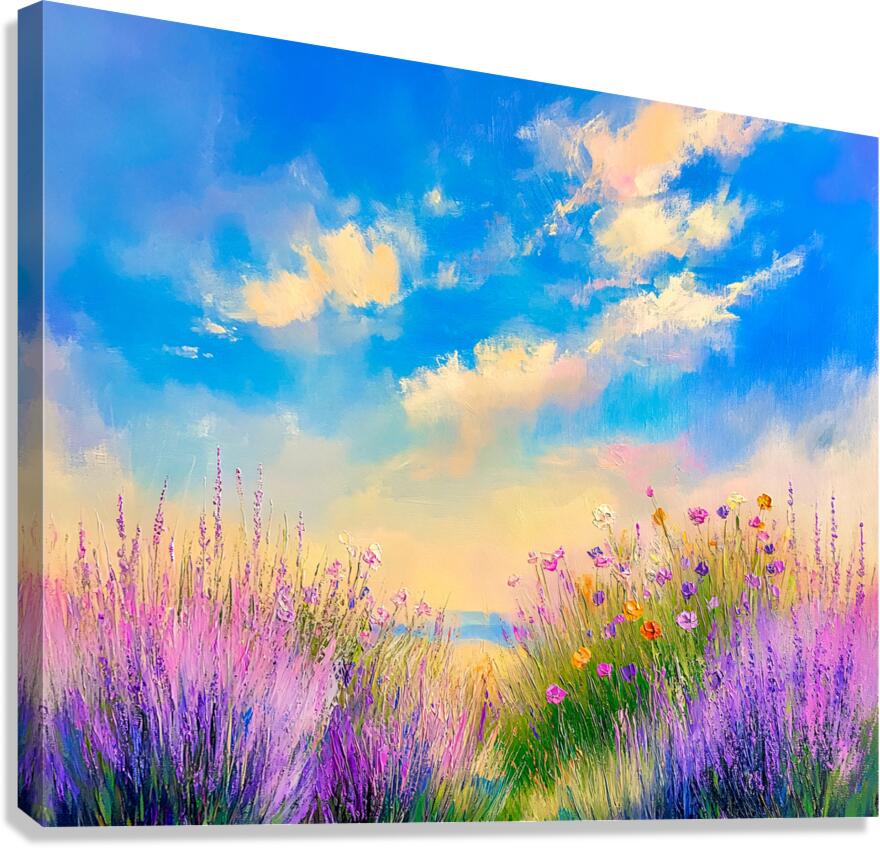 Fresh Air and Purple Heather Canvas Print