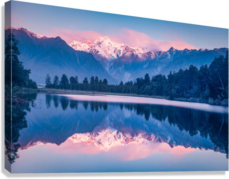 Lake Matheson View Canvas Print