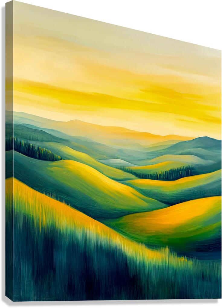 Golden Light Canvas Print