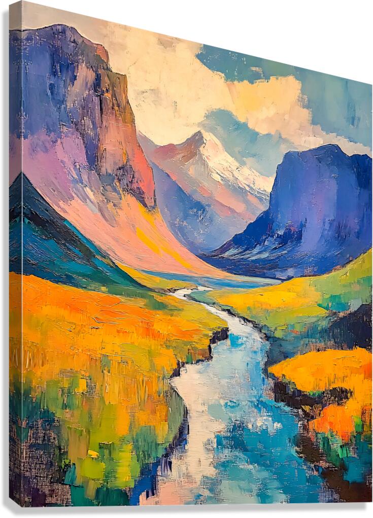 Mountain Pass Canvas Print