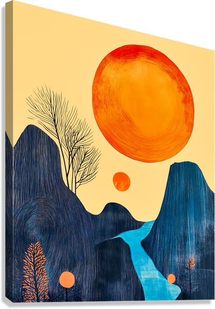 Undulating Canvas Print