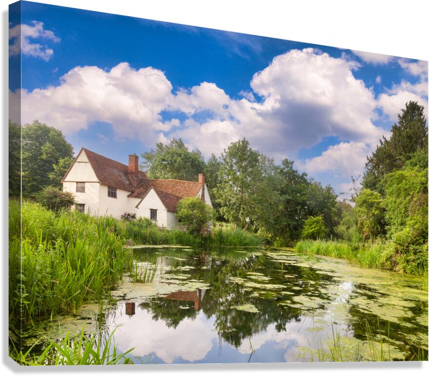 Willy Lotts House Flatford Mill Dedham Vale Suffolk England Canvas Print