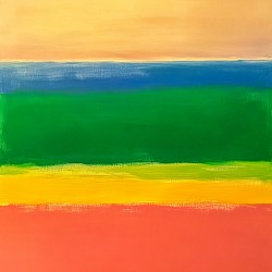 Land Sea and Sky Abstract