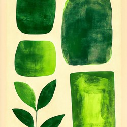 Green Abstract Shapes