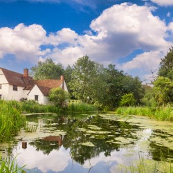 Willy Lotts House Flatford Mill Dedham Vale Suffolk England