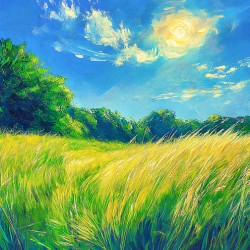 Simple Green Landscape