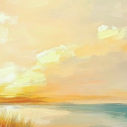 Simple Pastel Seascape