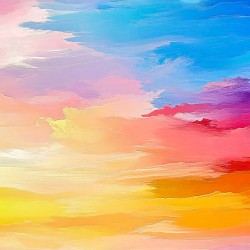 Simple Colorful Cloudscape
