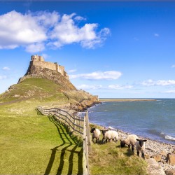 Lindisfarne Castle Holy Island Northumberland UK