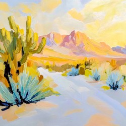 Desert View in Pastels
