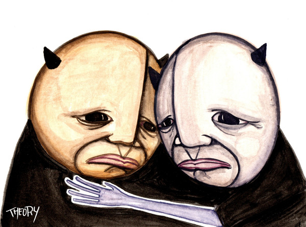 Devils Hug Print