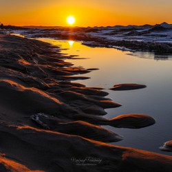 March Lake Superior Sunset