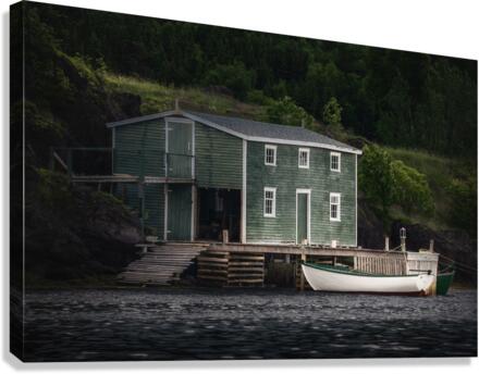 Emerald Stage Canvas Print