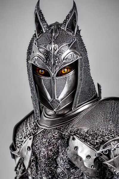Knight Fox Print