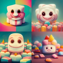 Happy Marshmallow Friends