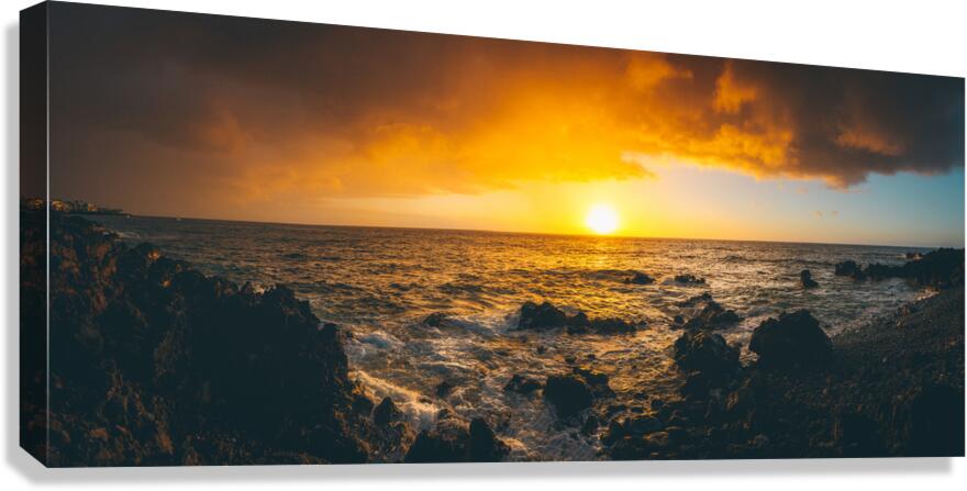 Kona Sunset Canvas Print