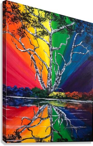Rainbow Land Canvas Print
