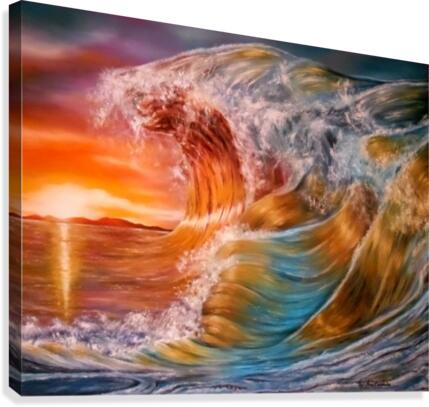 Golden Rage Canvas Print
