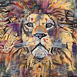 ArtXcl 206 lion abstrac