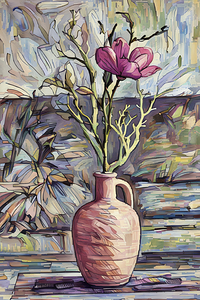 ArtXcl 050 vase flower from photo