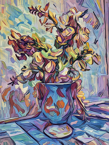 Arte 033 flowers painting