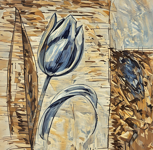 ArtXcl 007 Tulip Abstract Painting