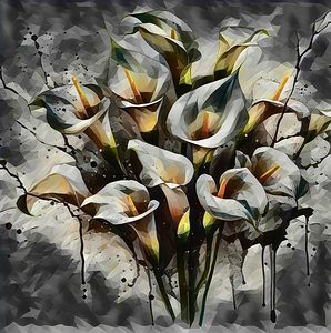 ArtXcl 192 Flowers Bouquet polyart-style