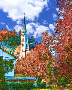 Arte 180 church center digitized