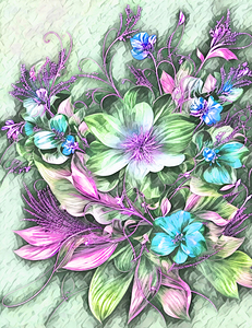 ArtXcl 125 Flowers drawing