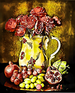 Arte 123 flowers fruit