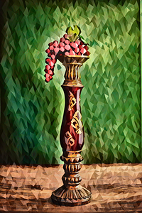 ArtXcl 124 Grapes Pedestal