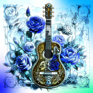 Arte 093 guitar 1 cyano