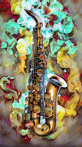 ArtXcl 086 sax 1 oil-style