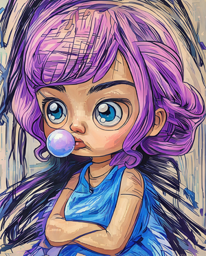 ArtXcl 022 its a girly world illustration 