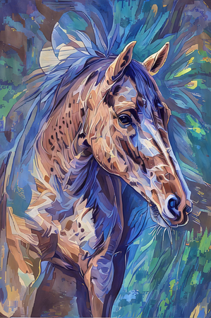 ArtXcl 179 brown horse 