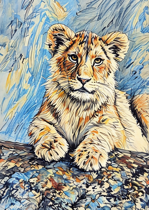 ArtXcl 200 lion cub photo 