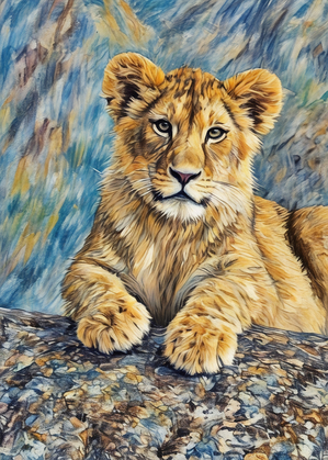 ArtXcl 199 Lion cub photo-art