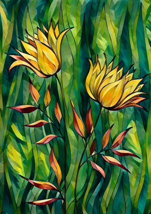 ArtXcl 209 Flowers abstract