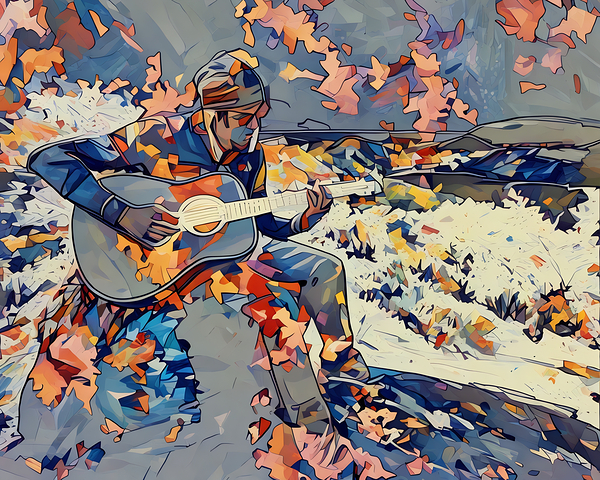 ArtXcl 225 abstract musician Print