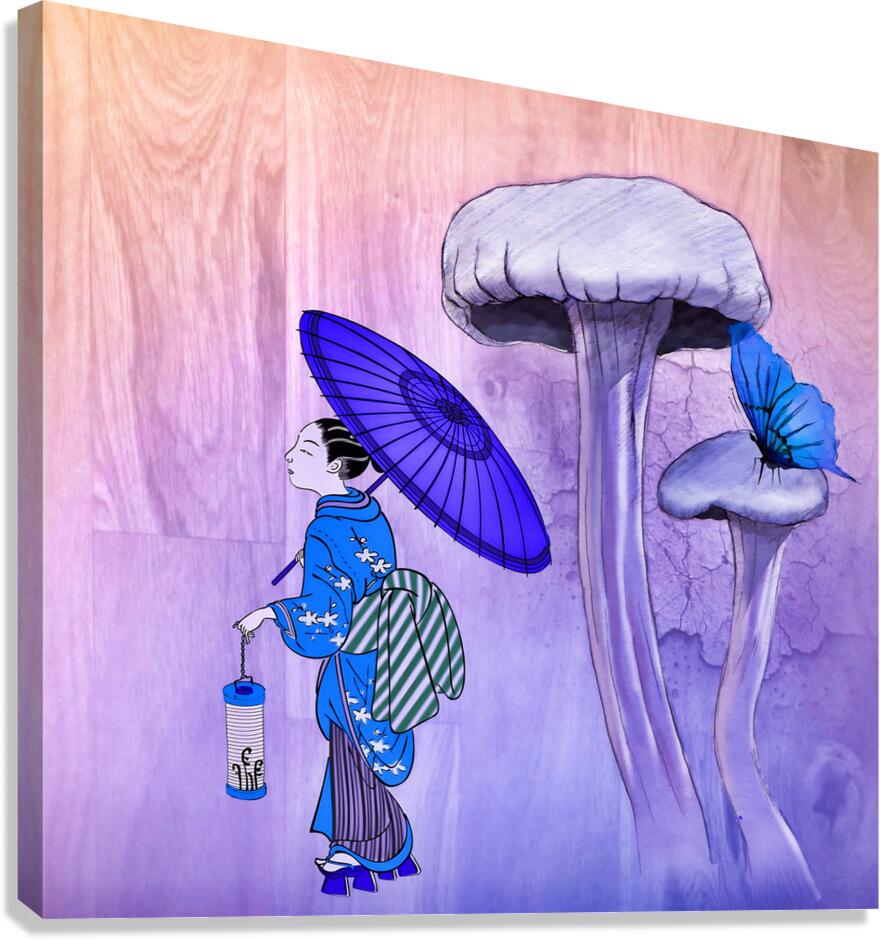 Arte 133 Butterfly Asia enhanced-style Canvas Print