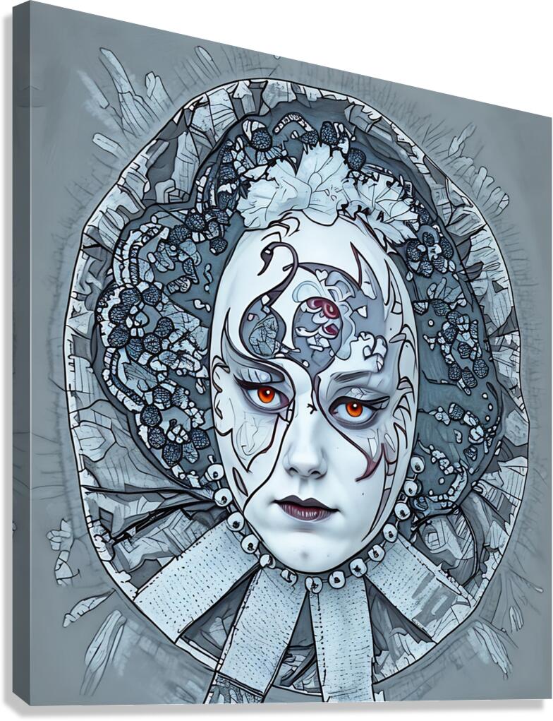 ArtXcl 177 Mask  Canvas Print