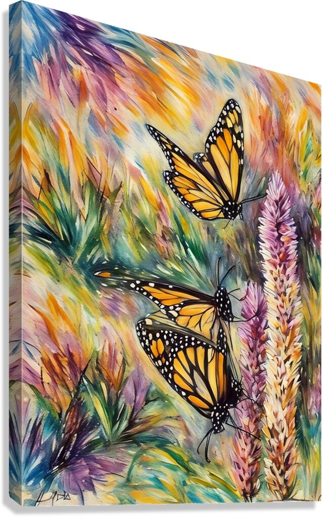 ArtXcl 031 Butterflies monarch photo Canvas Print