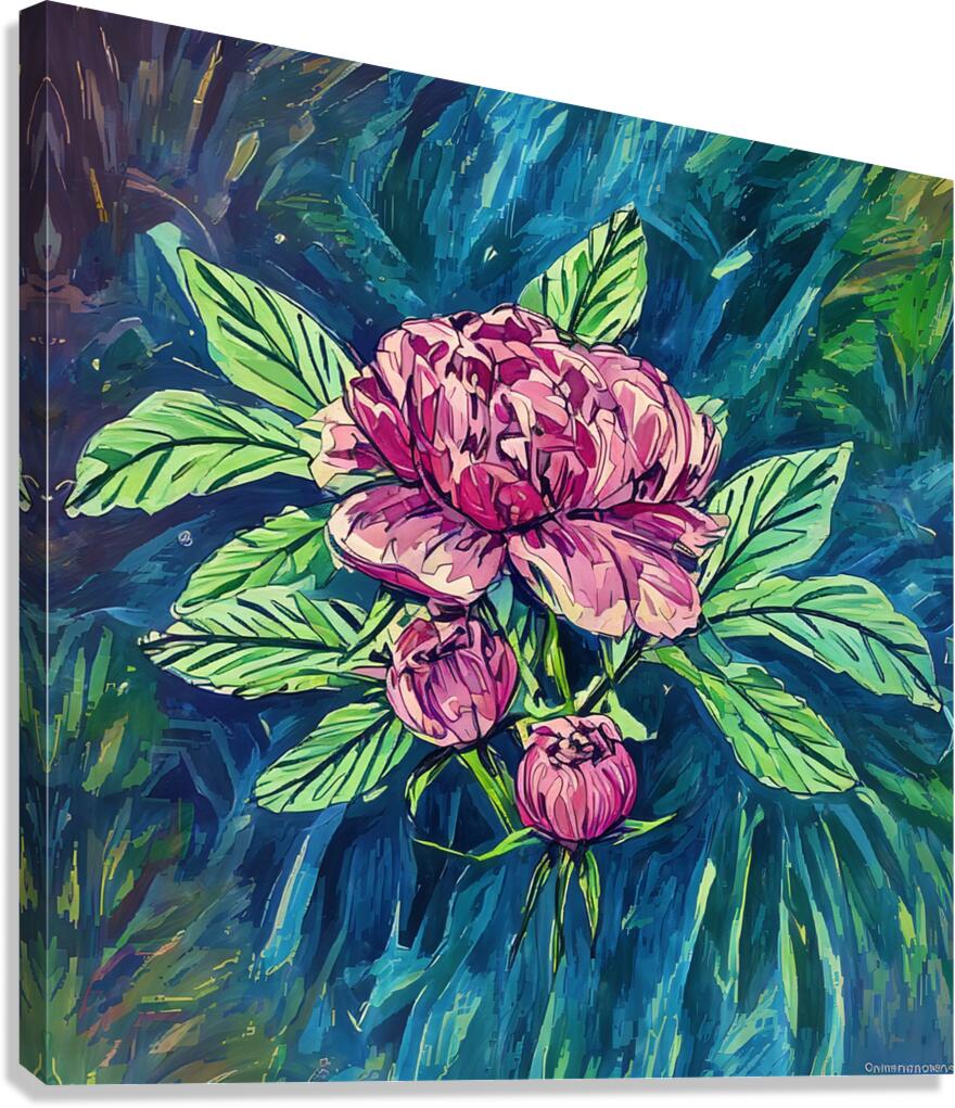 ArtXcl 015 Flower Canvas Print