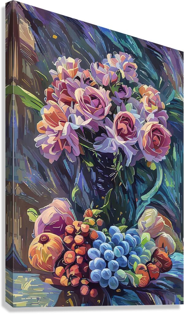 ArtXcl 001 flowers fruits photo Canvas Print