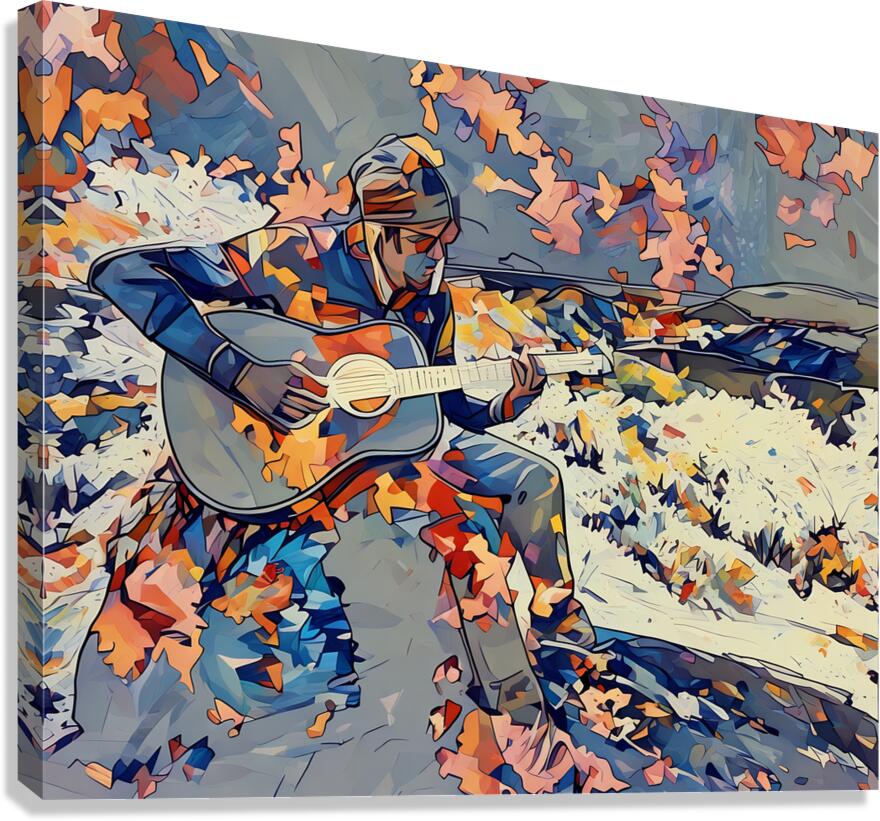 ArtXcl 225 abstract musician Canvas Print