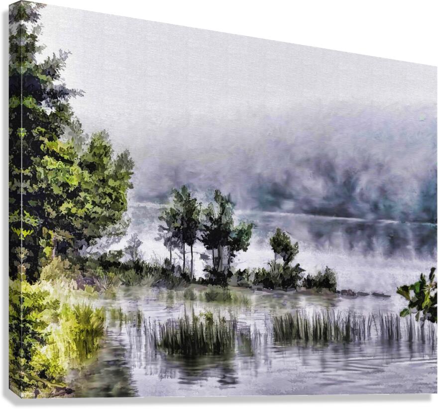 Arte 77 water scape Canvas Print