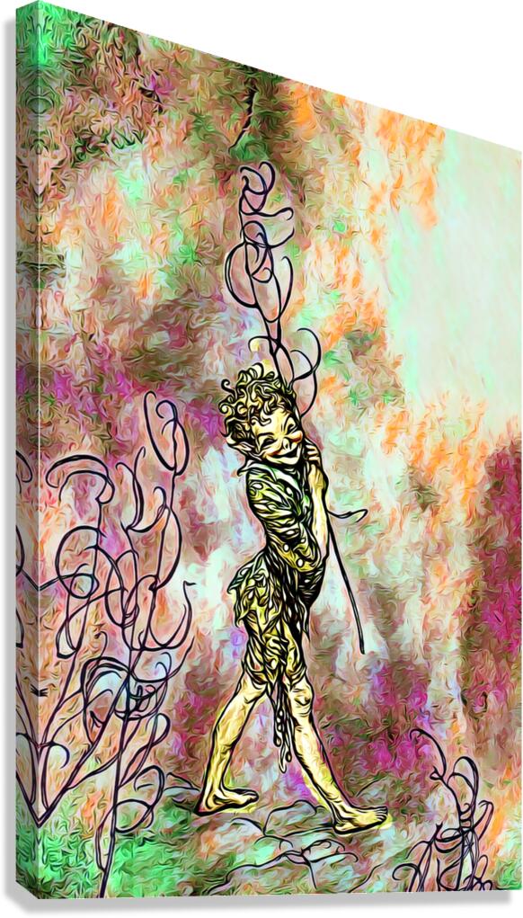 ArtXcl 079 vintage dig oil Canvas Print