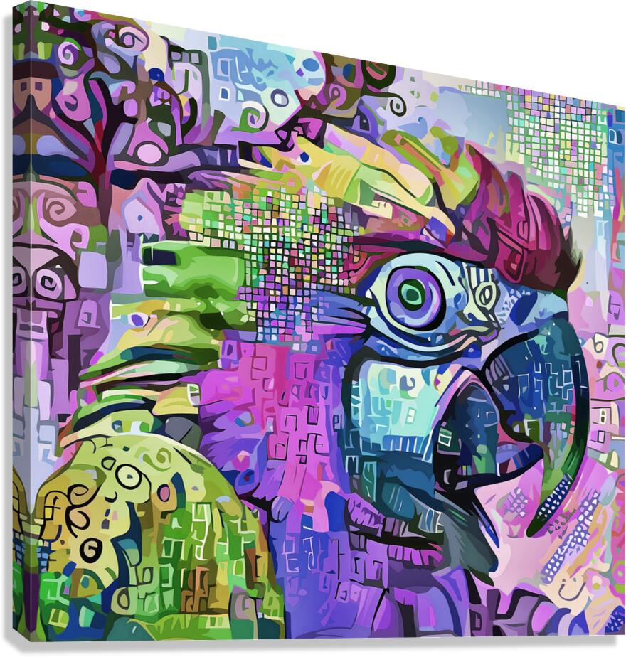ArtXcl 107 parrot Canvas Print